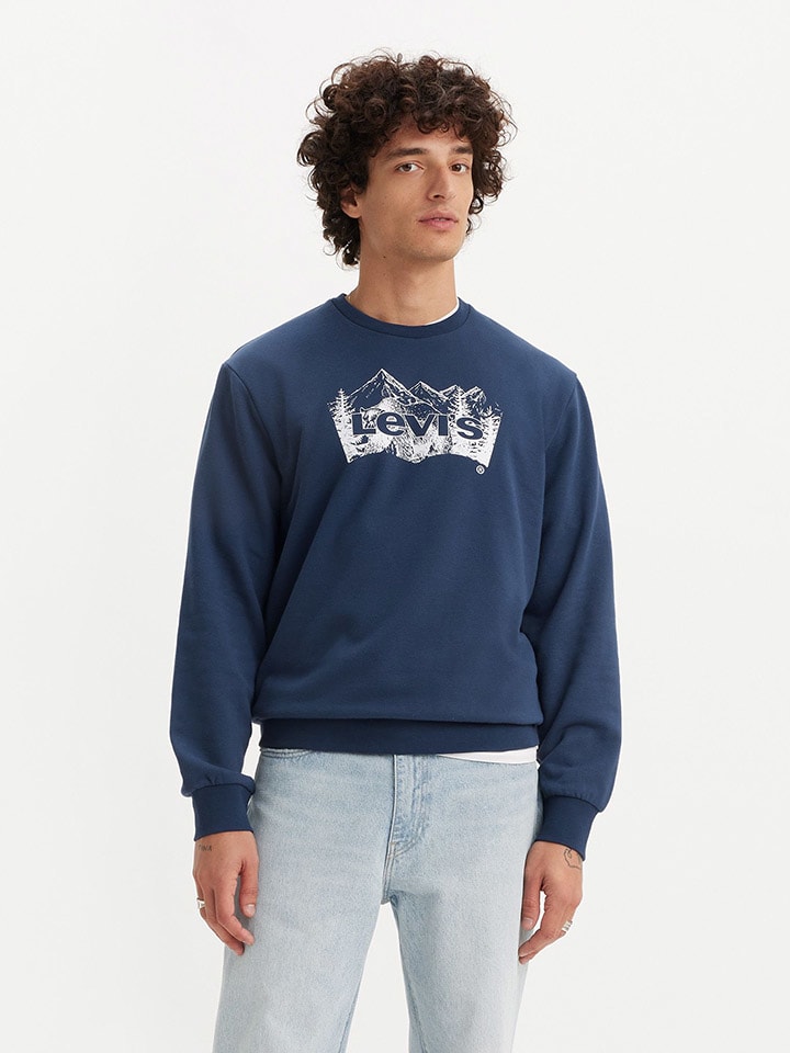 Levi´s Sweatshirt in Dunkelblau günstig kaufen