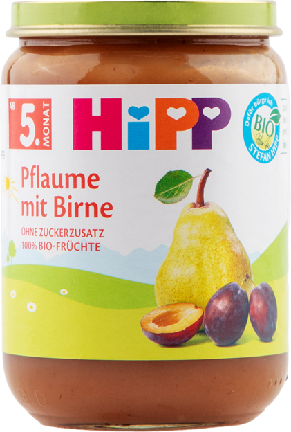 HiPP Bio Pflaume mit Birne