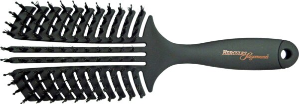 Hercules Sägemann Kupfer Kollektion Kupfer Kollektion Curved Vent Brush Naturborsten schwarz Haarbürste