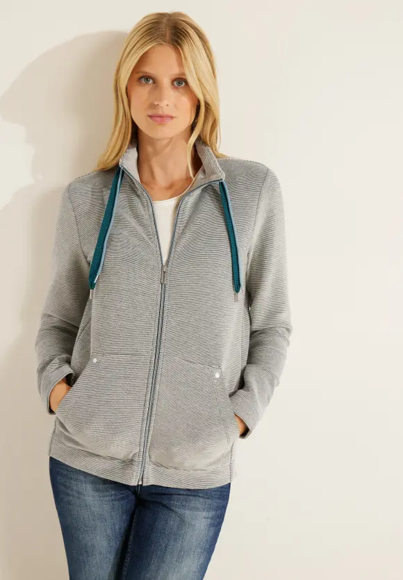 CECIL Gestreifte Shirtjacke