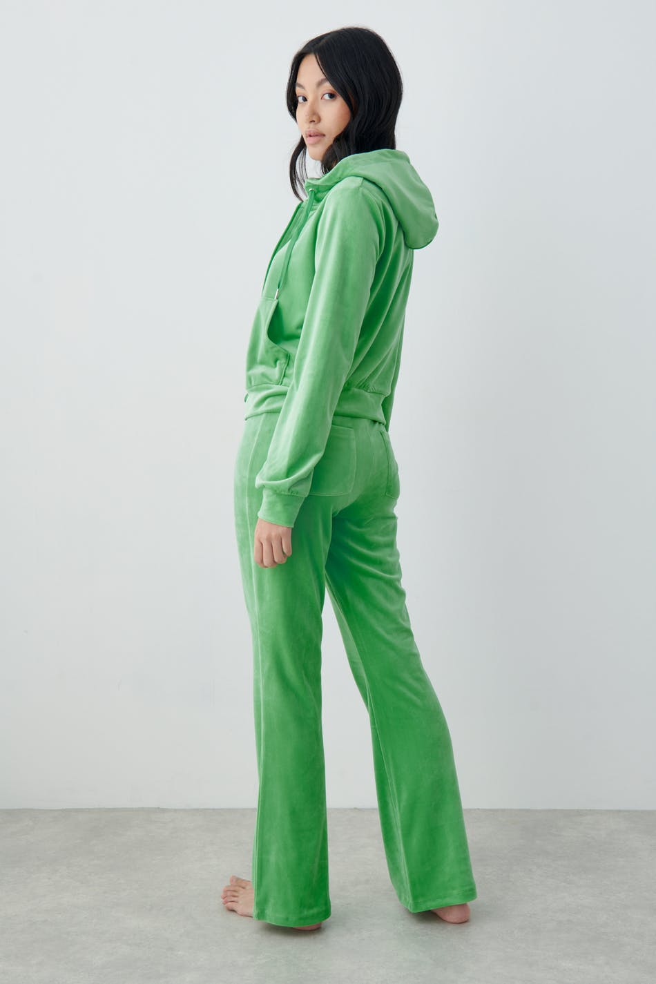 Velour trousers