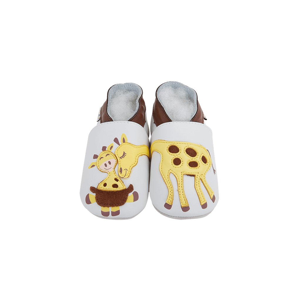 Lait et Miel Calin de girafes Krabbelschuhe mit Giraffen
