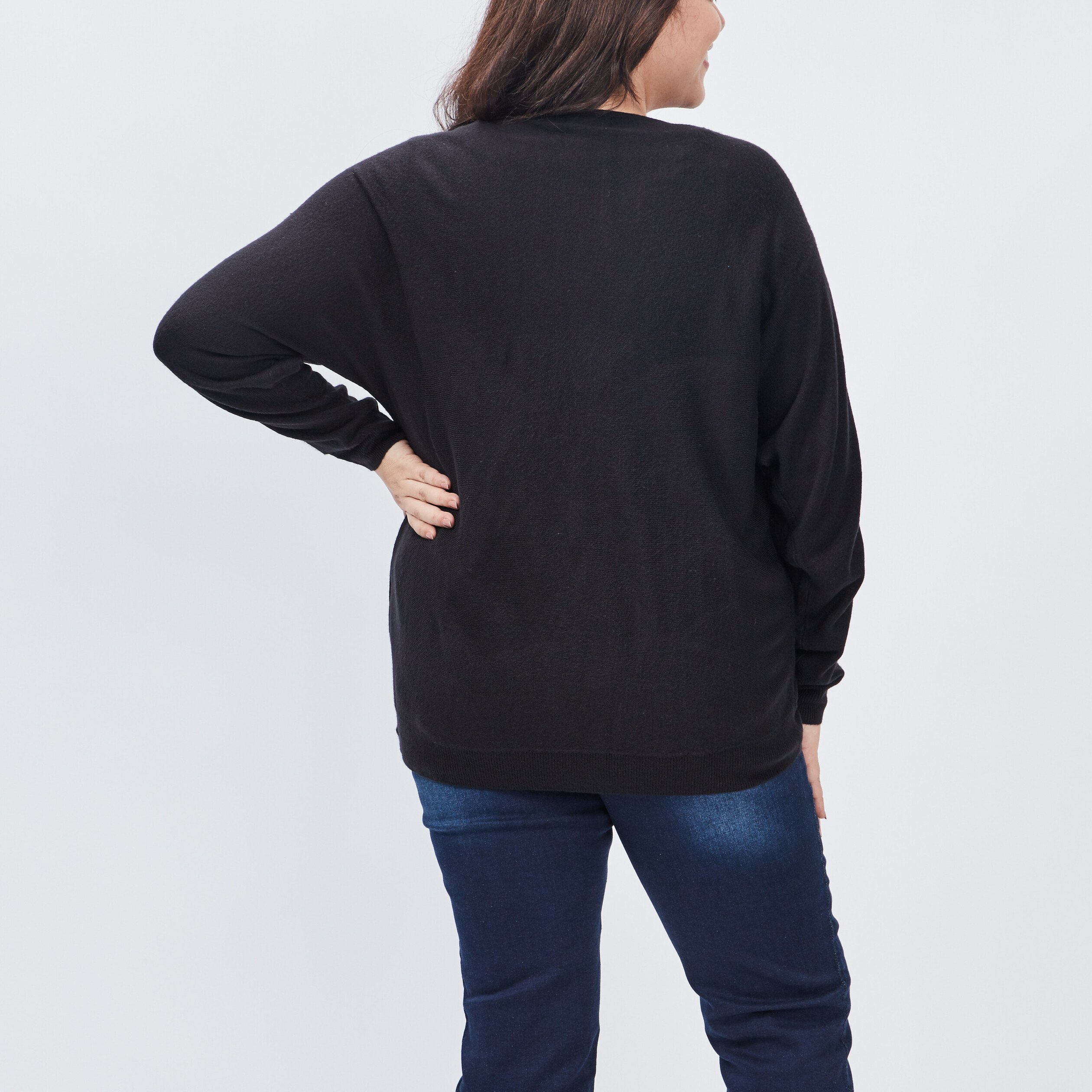 Gilet zippé grande taille noir femme grande taille | La Halle