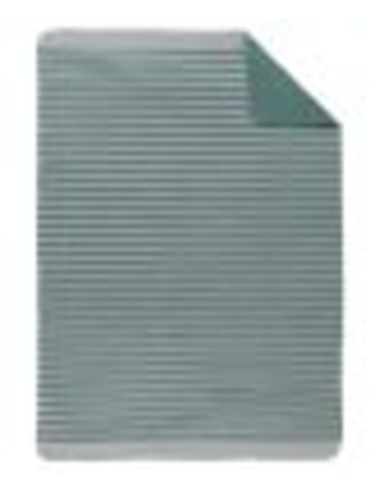 Biberna Wohndecke Melange gestreift in fichte günstig kaufen 150 x 200 cm