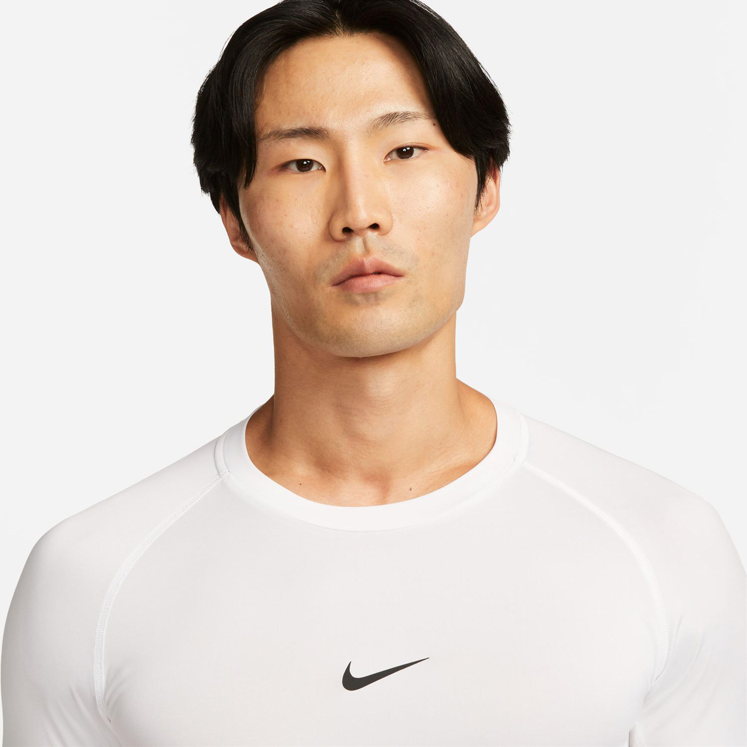 Dri-Fit Pro Tight Fitness T-Shirt Herren - Weiß, Schwarz