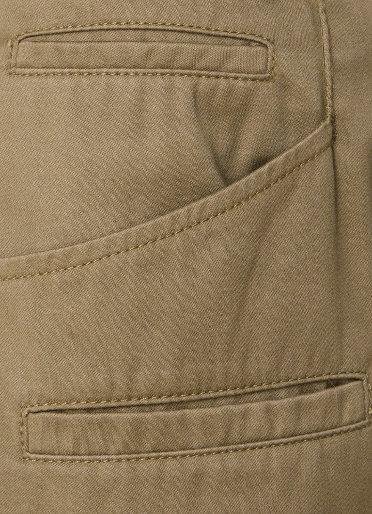 Pantaloni Isabel Marant Emmy a vita alta e gamba larga con tasche laterali