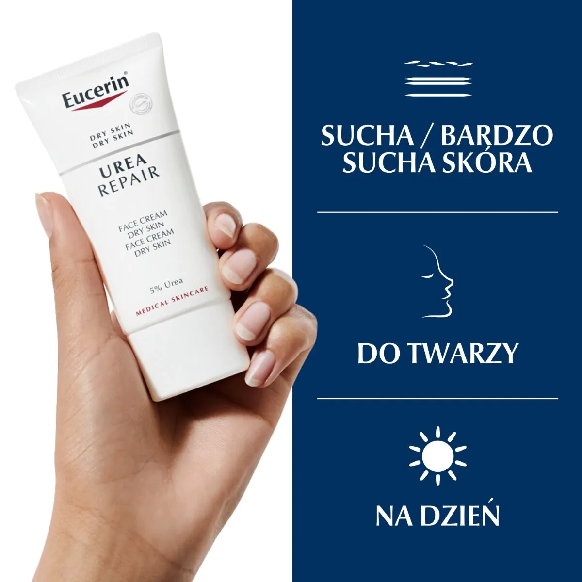Eucerin Urarepair krema za lice s 5% uree