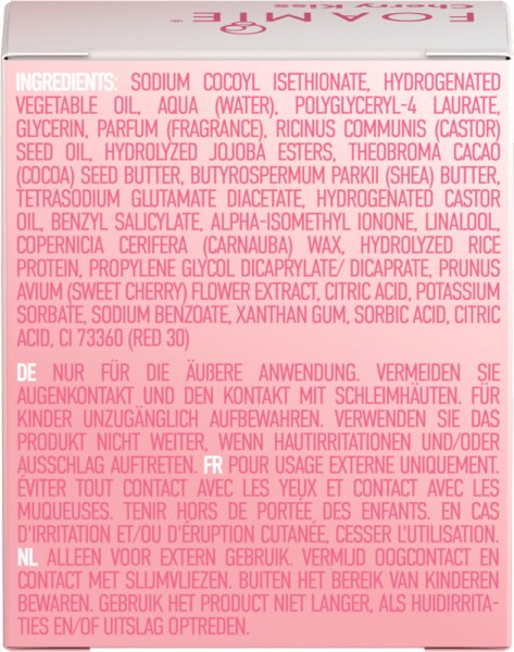 Foamie Reisegröße Feste Duschpflege Cherry Kiss Festes Shampoo