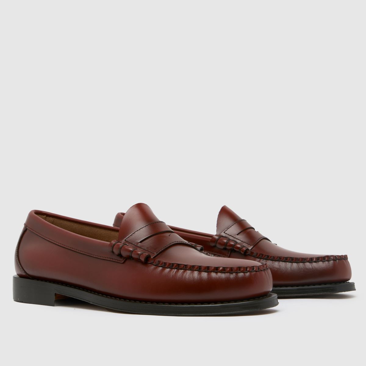 GH BASS – Weejuns – Heritage Larson – Vinröda loafers