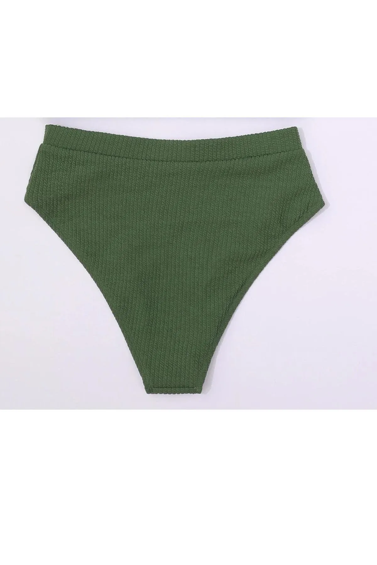 Angelsin  Bikinihose aus Spezialstoff mit hoher Taille, grün, Ms41748