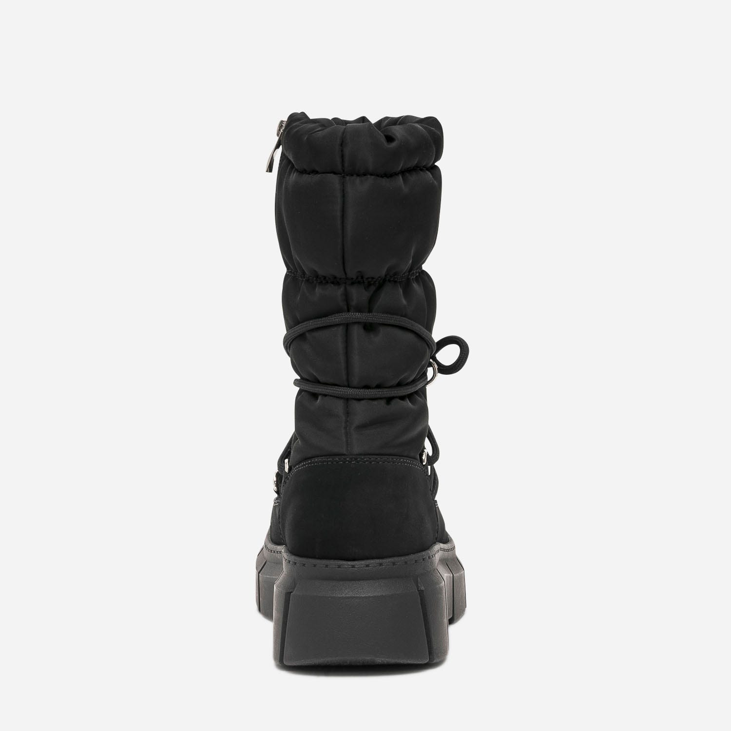 Boots de neige TEXTO noir bi matière à plateforme