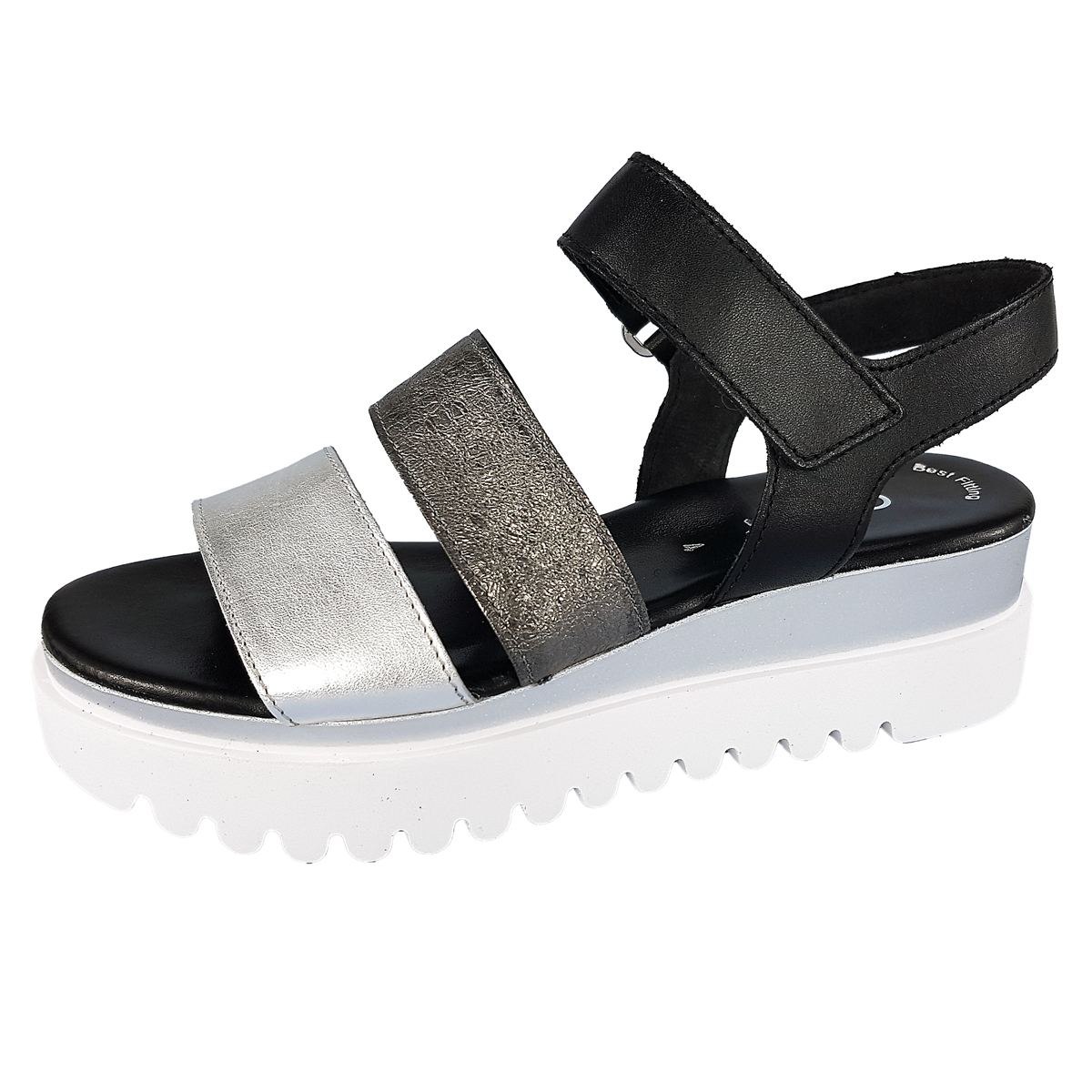 Gabor 24.610.61 Schwarz 61 silber/stone