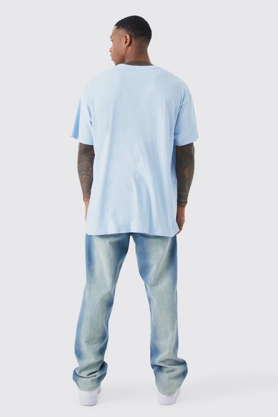 Oversize T-Shirt mit Tiger-Print