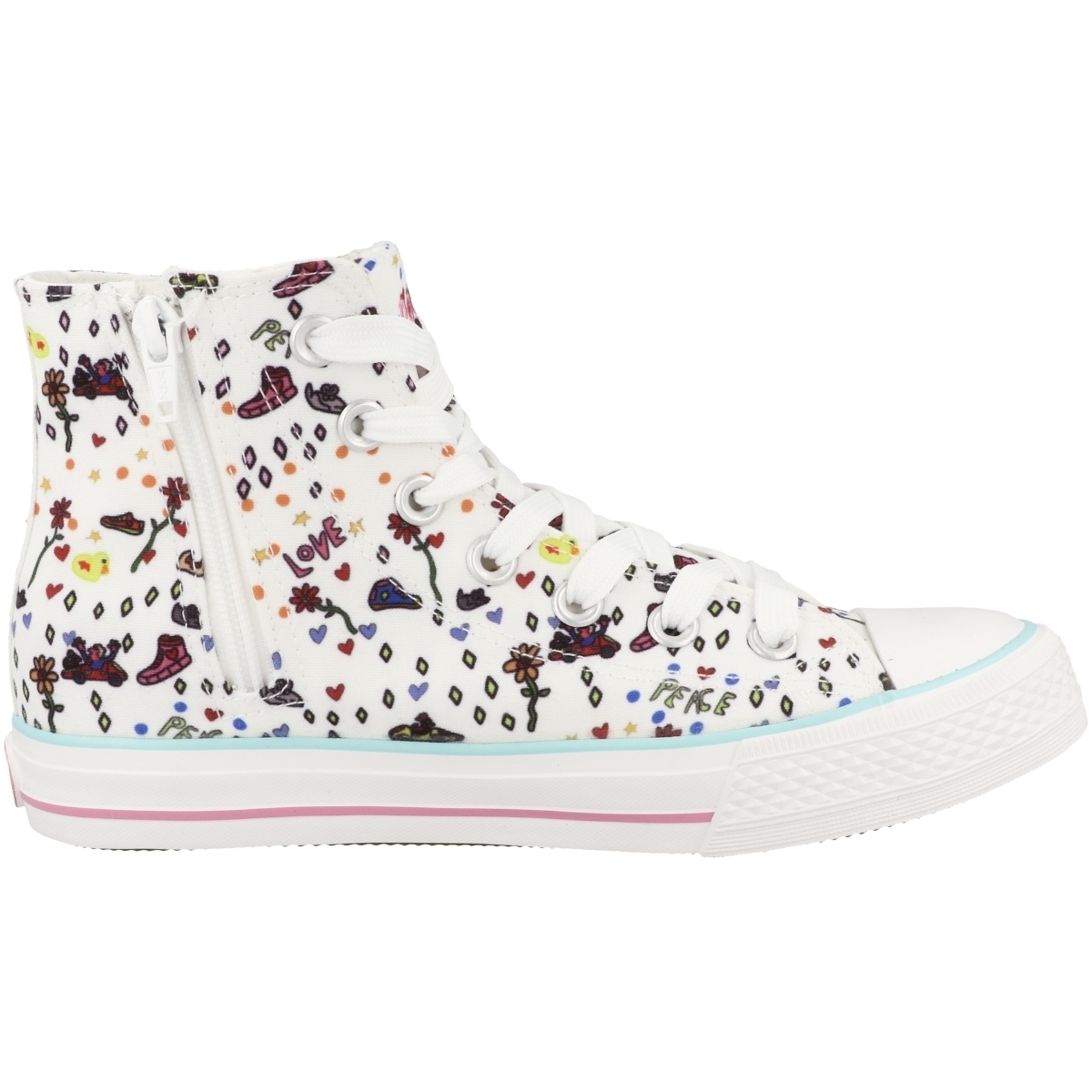 Dockers by Gerli 38AY697 X Art Limited Edition Sneaker mid weiss