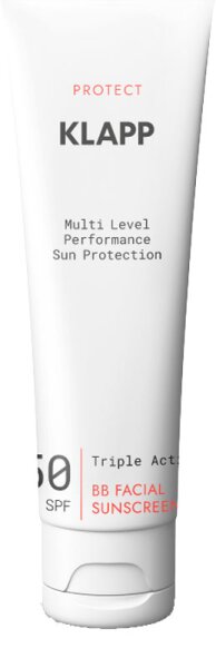 KLAPP Skin Care Science Multi Level Performance Sun Protection Facial Sunscreen BB 50 SPF Sonnencreme