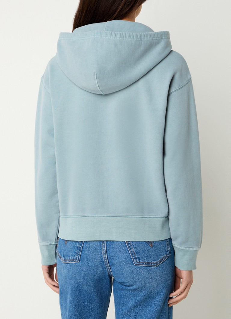 Levi's-huppari kengurutaskulla ja logobrodeerauksella