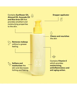 3INA The Yellow Oil Cleanser Reinigungsöl-200 ml