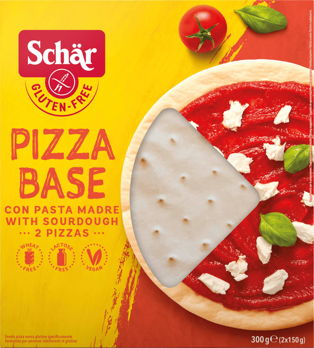 Pizzaböden \Pizza Base\ (2 Stück), glutenfrei, 300 g