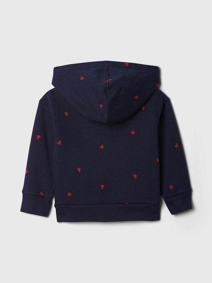 GAP Sweatjacke in Dunkelblau/ Rot günstig kaufen