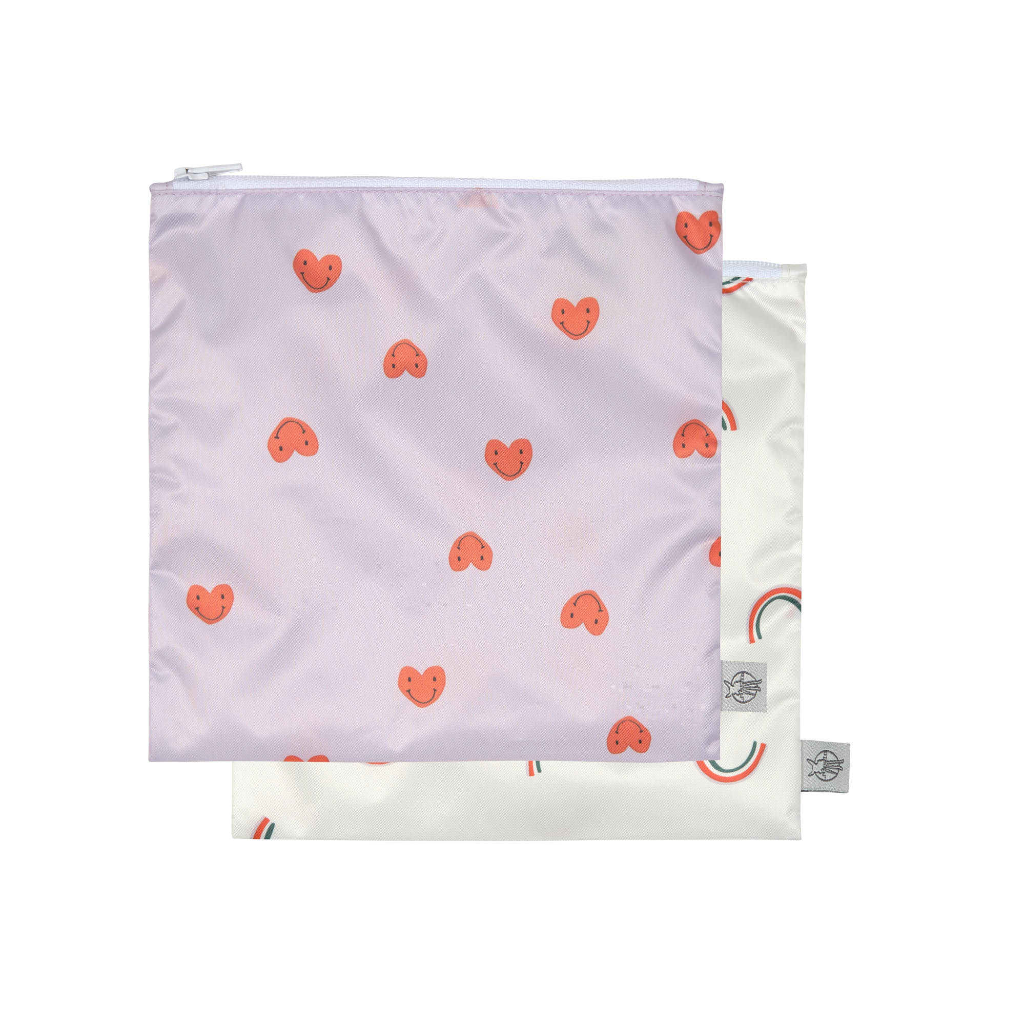 Frühstücksbeutel (2 Stk) - Snack Bag, Happy Rascals Herz