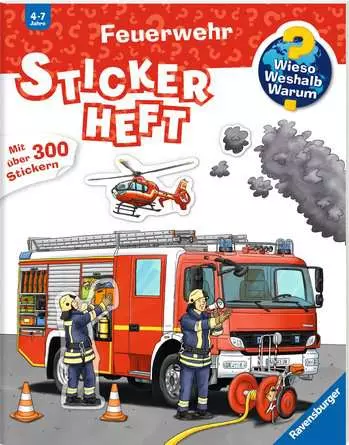 Ravensburger Wieso? Weshalb? Warum? Stickerheft: Feuerwehr