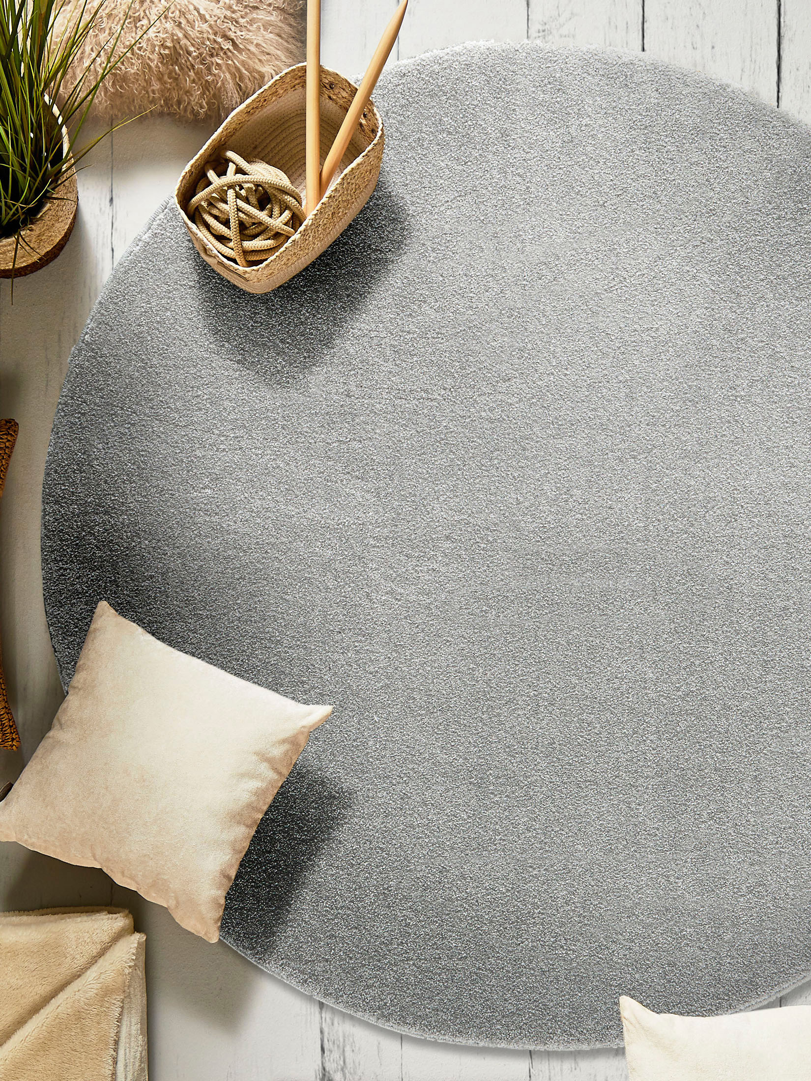 Sovereign Hochflor-Teppich, Silber