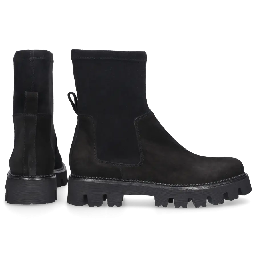 EN AVANT - Stiefeletten C102 Veloursleder - schwarz