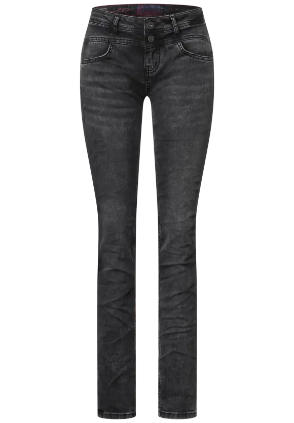 Street One Casual Fit Jeans in Grau