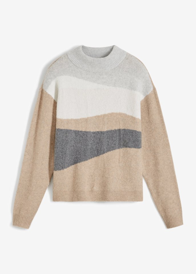 Pullover mit Colorblocking