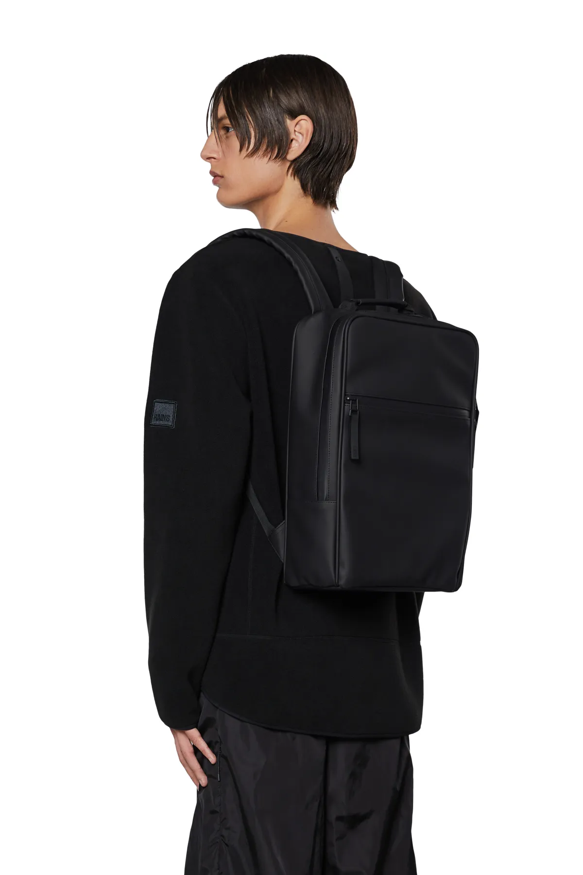 Rains  Rucksack Unisex Schwarz