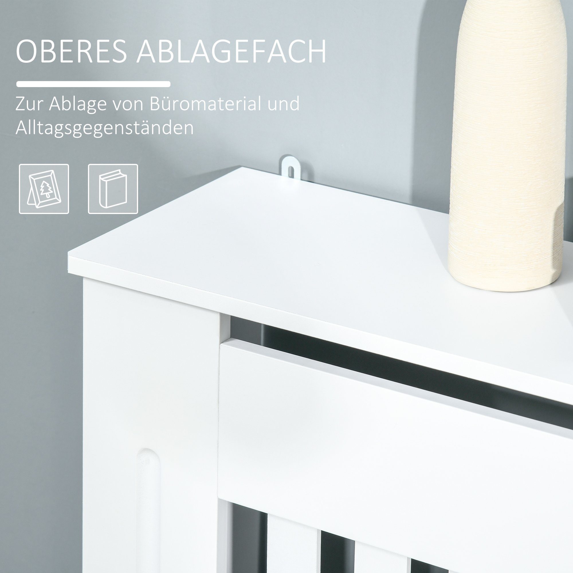 HOMCOM Heizungsverkleidung Heizkörperverkleidung