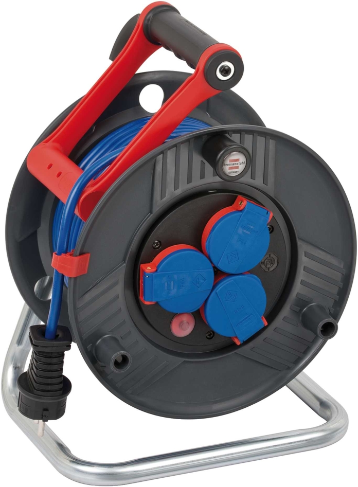 Brennenstuhl 1219850 Garant IP44 Kabeltrommel 25m AT-N05V3V3-F 3G1.5 blau