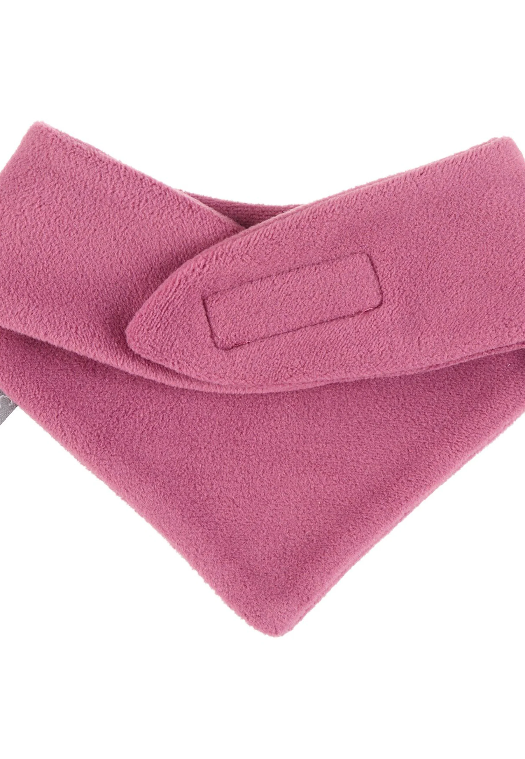 Dreieckstuch aus Microfleece mit Klettverschluss