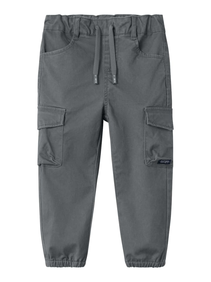 name it Cargo Jeans Hose Twill Chino Jogger Pants NMMBEN in Grau günstig kaufen
