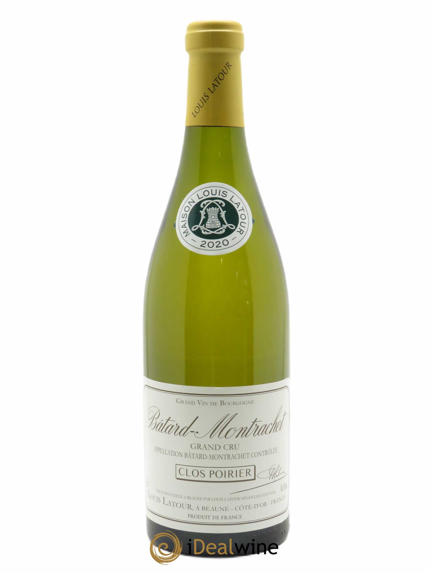 Bâtard-Montrachet Grand Cru Clos Poirier Louis Latour  2020 - Lot de 1 Bouteille