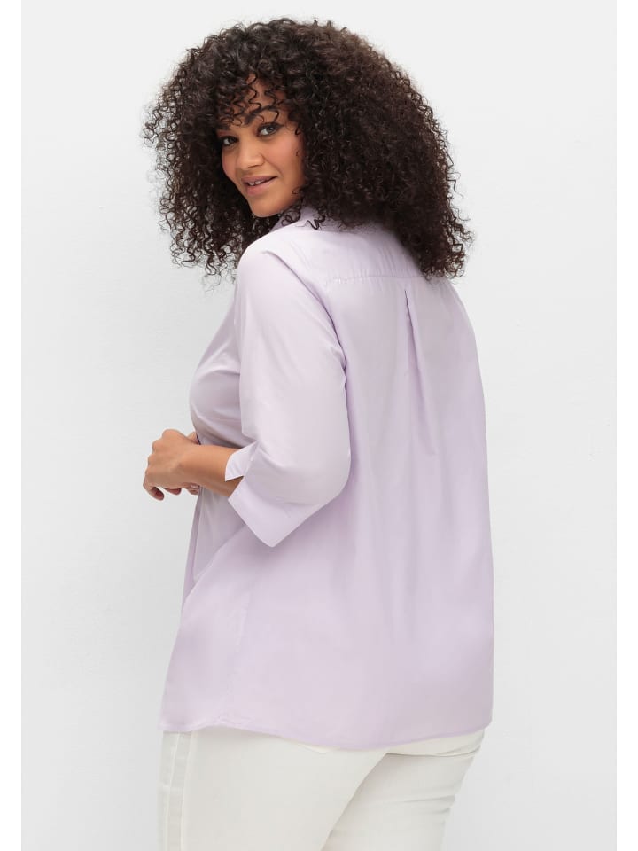 sheego Bluse in flieder günstig kaufen