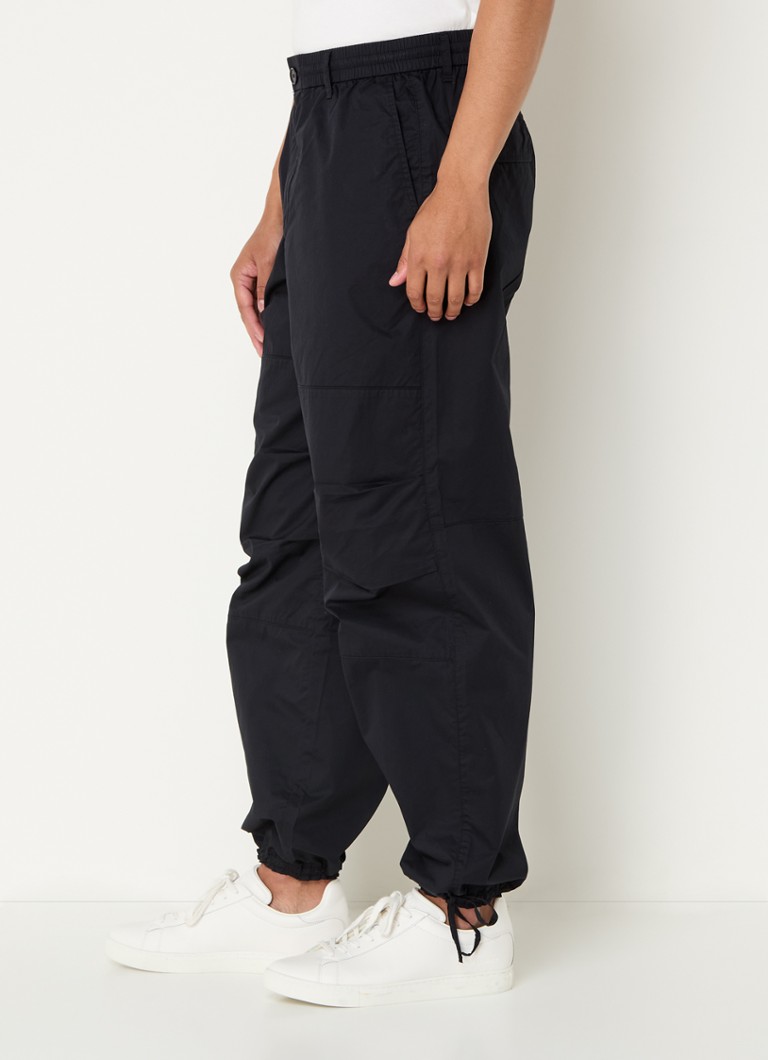 Armani Exchange Tapered fit cargo trousers with drawstring