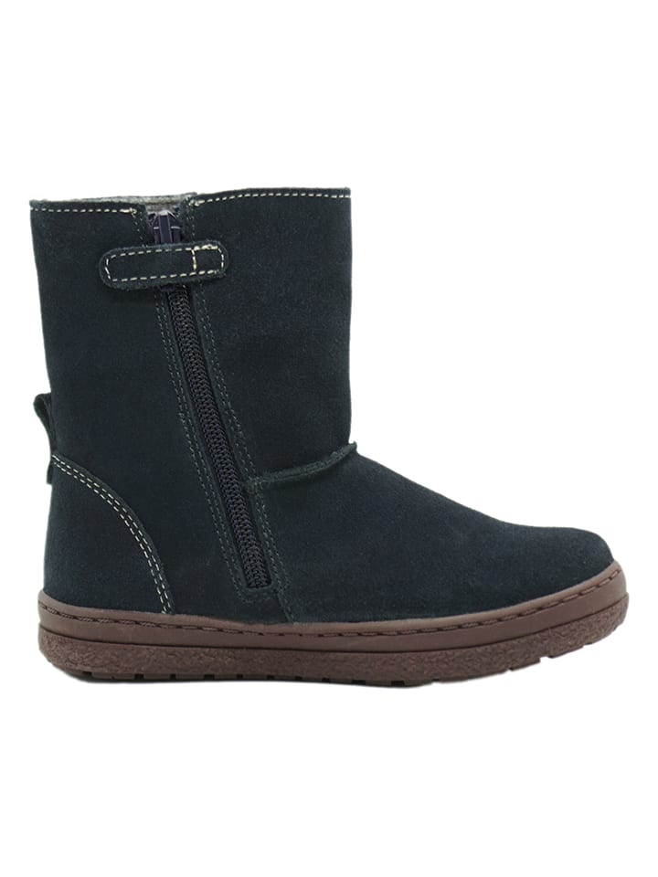 El Naturalista Leder-Winterstiefel in Dunkelblau günstig kaufen