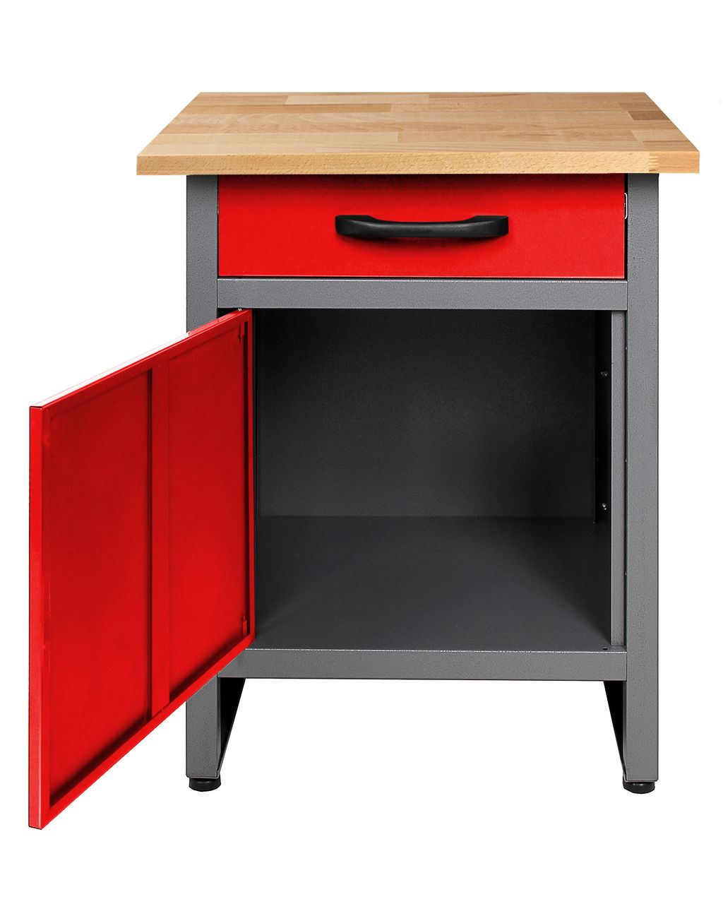 Ondis24 Werkstatt Set Entdecker 120 cm 1 Schrank rot