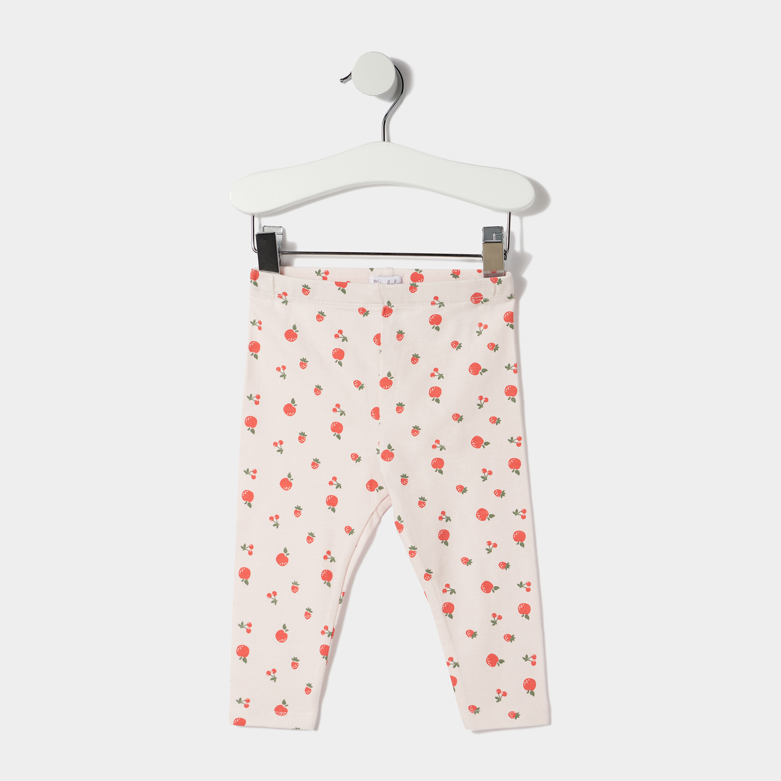 Lot 2 leggings en coton taille standard rose clair bébé fille | La Halle