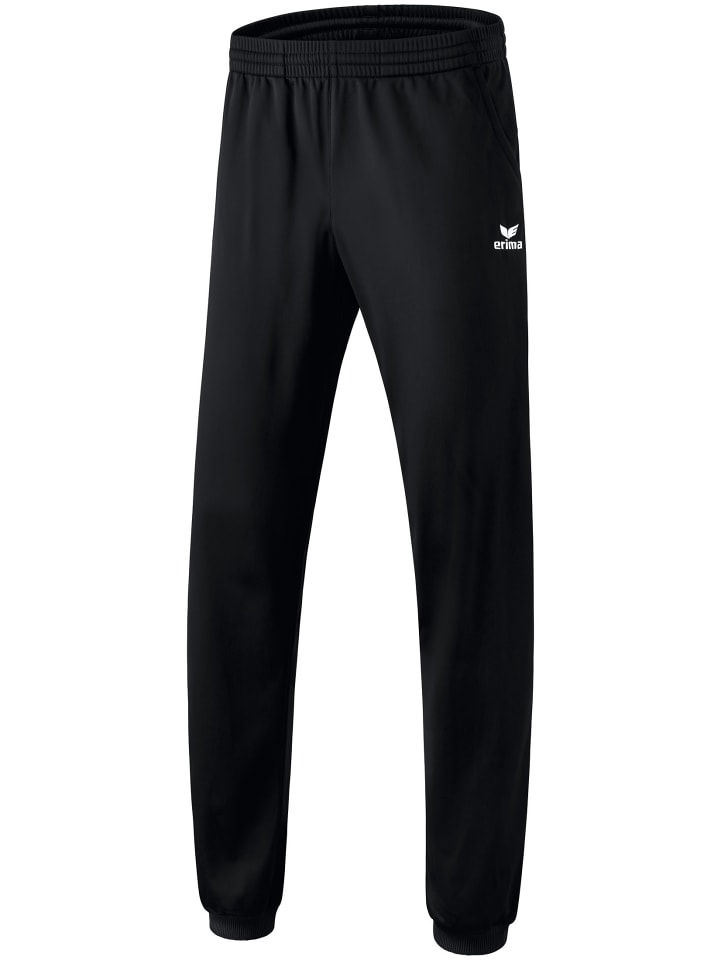 erima Polyester Trainingshose mit Buendchen in schwarz günstig kaufen
