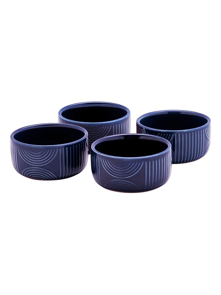 Maxwell & Williams 4er-Set: Auflaufformen in Blau - Ø 8,5 cm günstig kaufen onesize