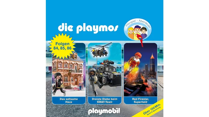 Die Playmos-Hörspiel-Box Folgen 84-86 (Das Origina