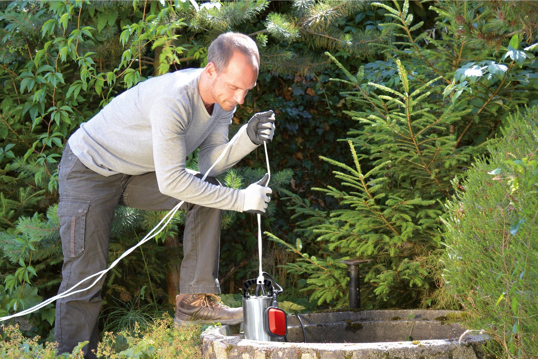 Einhell Schmutzwasserpumpe GC-DP 9035 N, 18.000 l/h max. Fördermenge