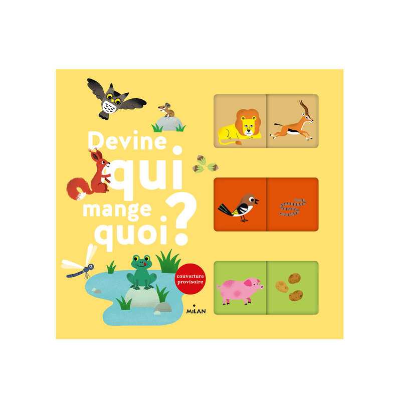 Livre Devine qui mange quoi - Milan Jeunesse