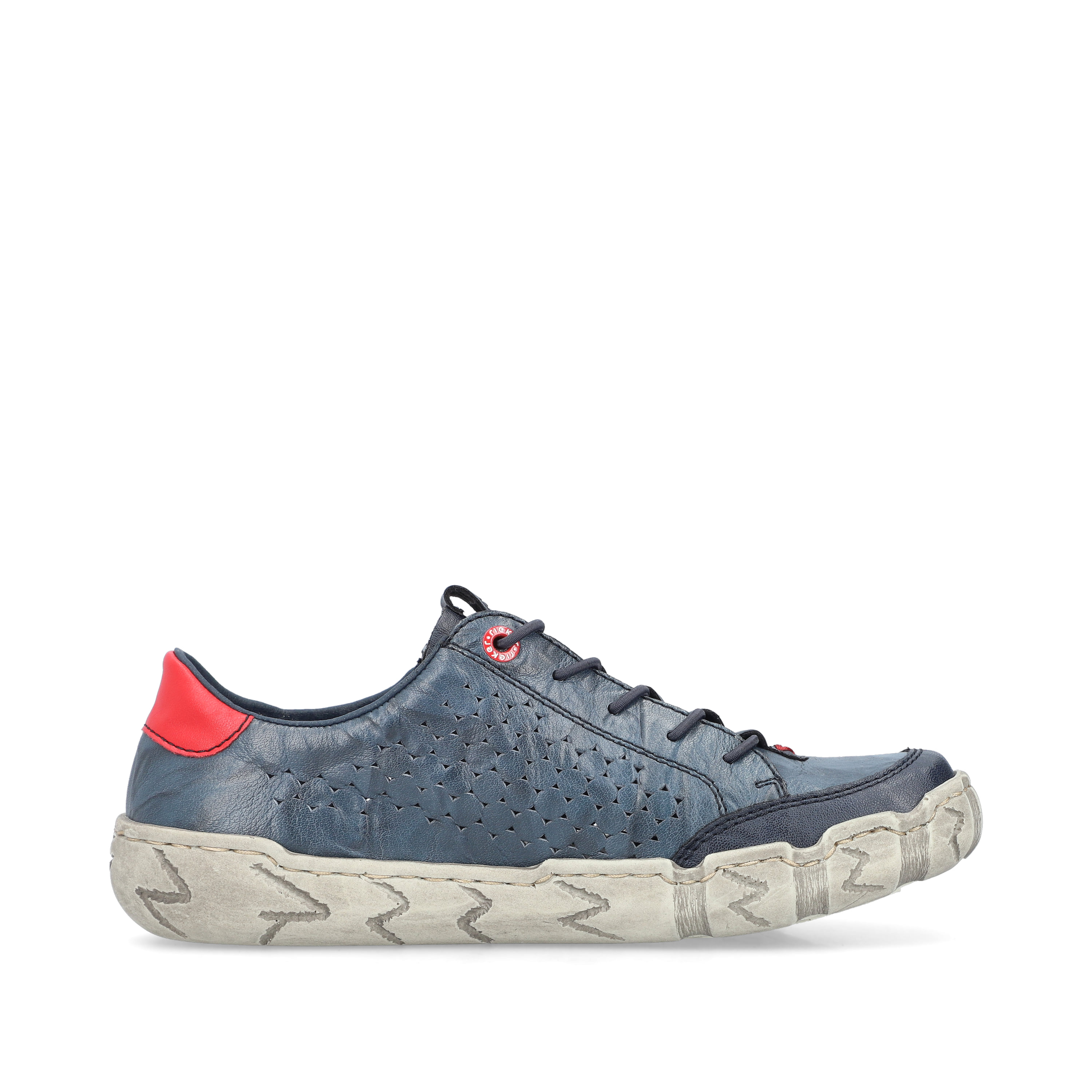 Rieker Damen Schnürschuhe schieferblau
