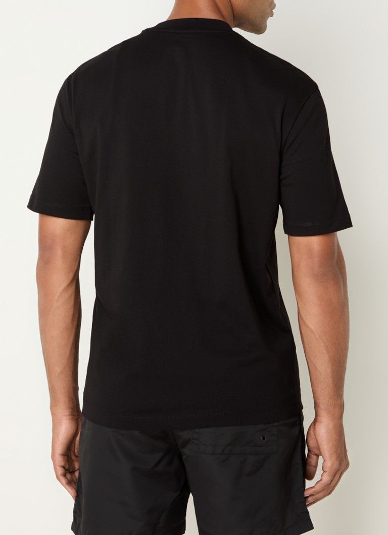 Tricou Armani Exchange cu logo brodat