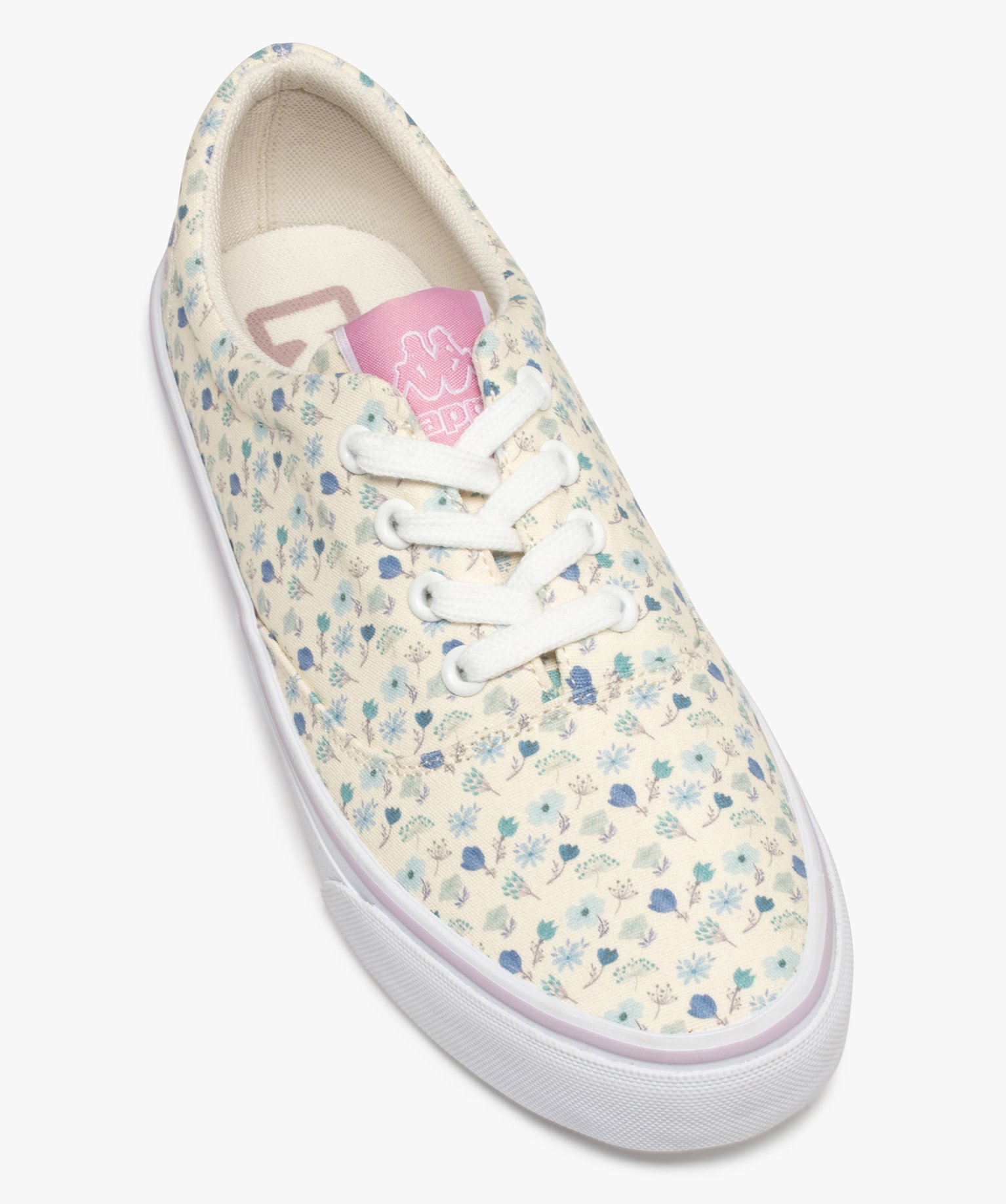 Baskets femme en toile imprimée style skateshoes - Kappa