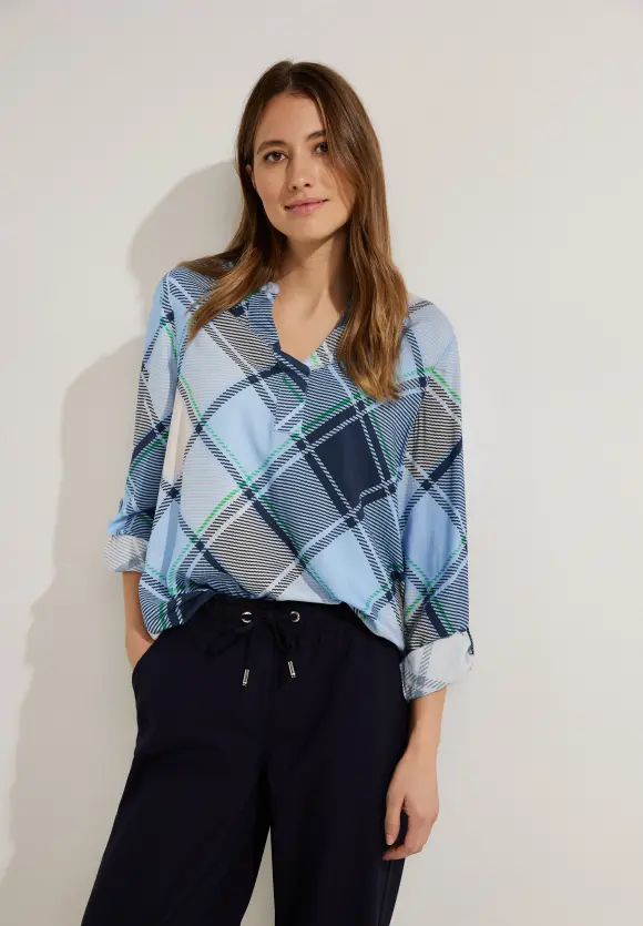 CECIL Karobluse mit Turn-Up Arm