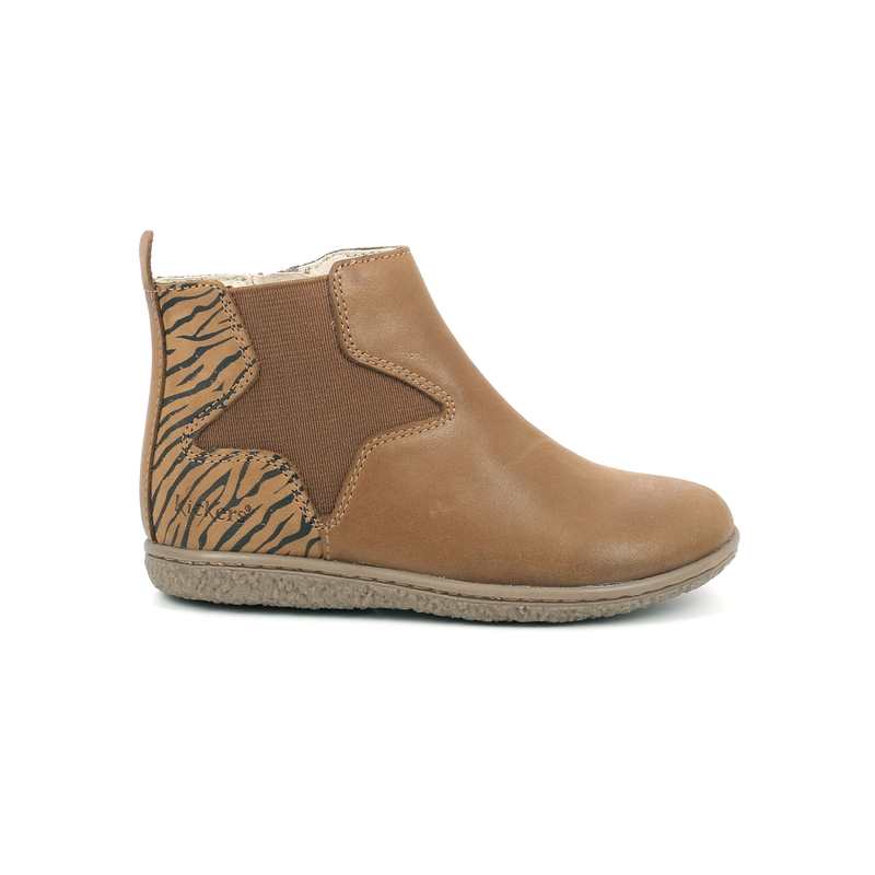 Boots cuir Vermillon